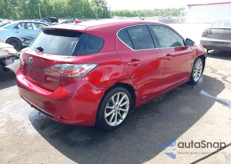 2013 Lexus Ct 200H из США, поврежденный, VIN JTHKD5BHXD2128168